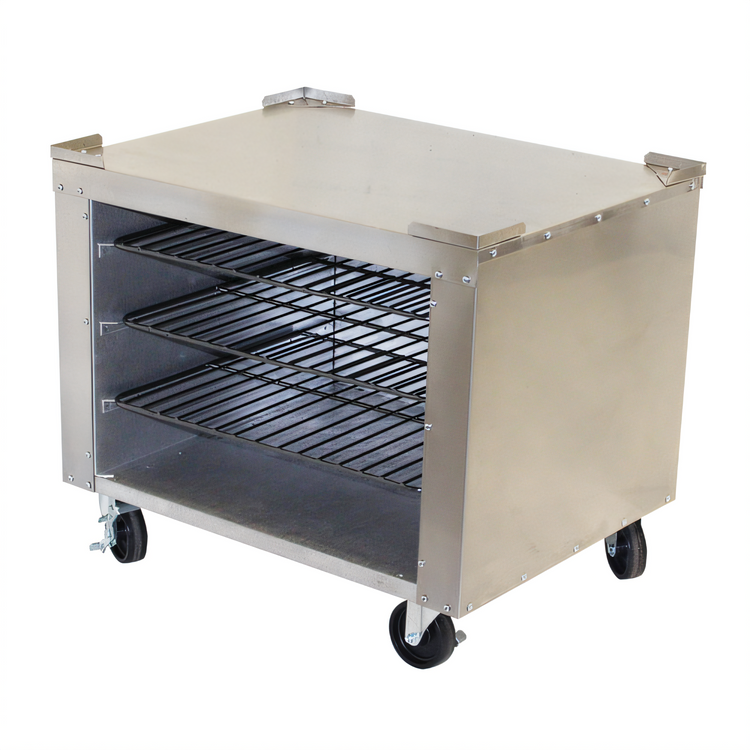 Product image #2 for All Stainless Steel Open Cabinet Oven Stand for Counter Models