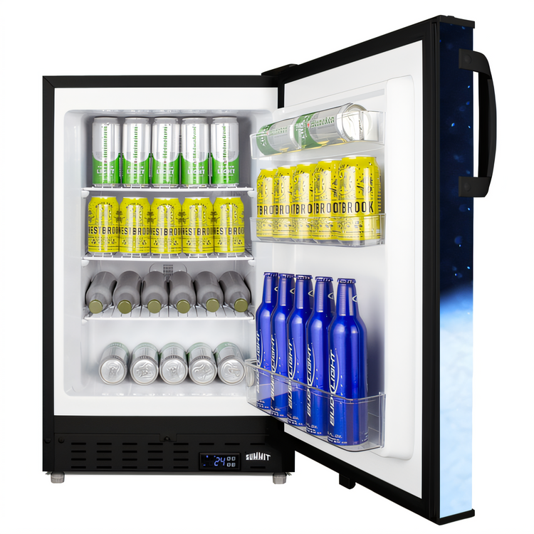 Product image #2 for Summit Commercial Cold Cavern 19.88-Inch Undercounter Reach-In Beer Froster Freezer, 2.68 Cu. Ft., Solid Door