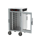 Thumbnail image #2 for Metro HotBlox™ HBCN8-AC-M 8-Pan Half-Height Mobile Insulated Holding Cabinet, Clear Door, Analog Controls