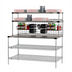 Thumbnail image #2 for Metro2Go 60-Inch Stainless Steel Prep Workstation with Overhead Heated Shelves