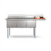 Thumbnail image #2 for KoolMore 75-Inch 3-Compartment Commercial Sink with Right-Hand Drainboard and Backsplash