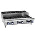 Thumbnail image #1 for Imperial 48-Inch Gas Countertop Hotplate with 4 Open Burners and 4 Step-Up Burners
