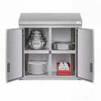 Thumbnail image #2 for Koolmore KM-WMC-1530-S Wall Cabinet, 6.55 cu. ft., Wall Mounted, 24"W x 15"D x 33"H, (2) fixed shelves, (2) locking dual hinged swing doors, 20-gauge