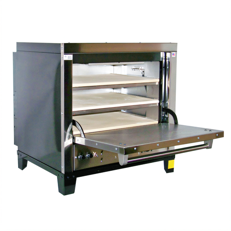 Product image #2 for Peerless CE131PE Countertop Electric Pizza Oven, Three-Deck, 12-Pizza Capacity