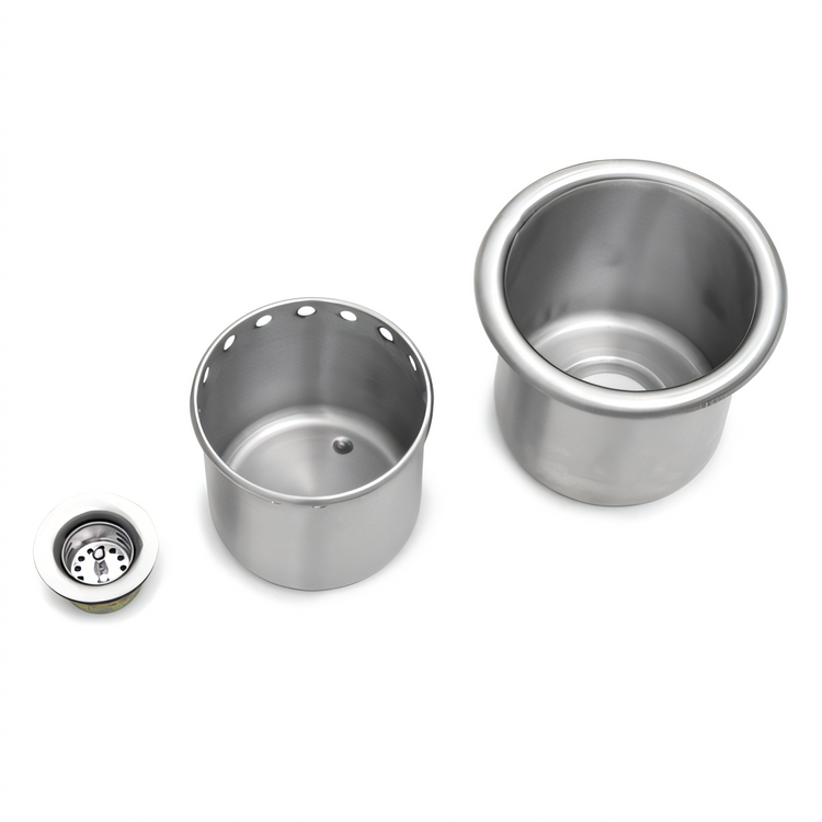 Product image #2 for John Boos Drop-In Dipper Well with Stainless Steel Insert and Basket Drain