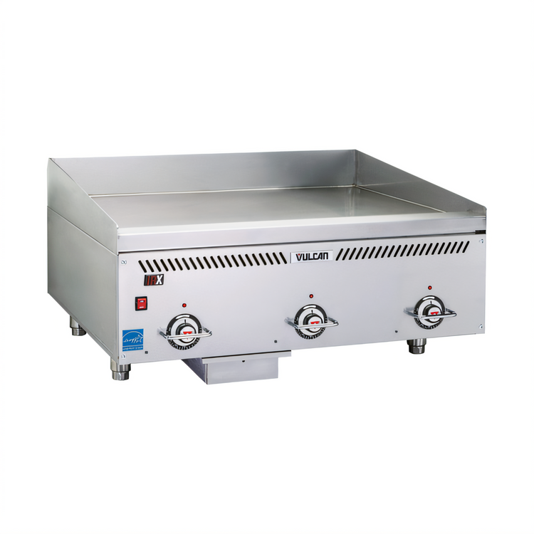Product image #2 for Vulcan 24-Inch Countertop Gas Heavy Duty Griddle with 24 x 24 Inch Cooking Surface, 1-Inch Steel Plate and 1 Drawer
