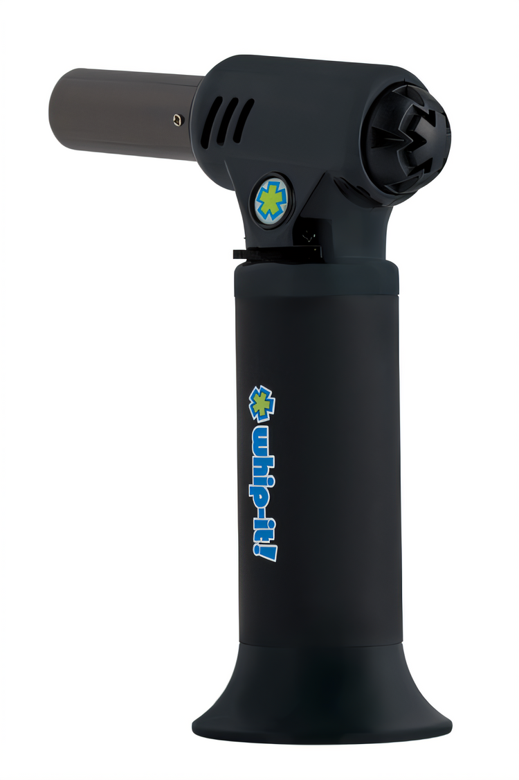 Product image #2 for Whip-It! Neo Refillable Adjustable Kitchen Torch with Push-Button Ignition, Black