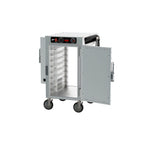Thumbnail image #2 for Metro HotBlox™ HBCN8-ASPS-M Narrow 8-Pan Pass-Thru Mobile Insulated Holding Cabinet, Analog, Solid Front & Rear Doors, 120V