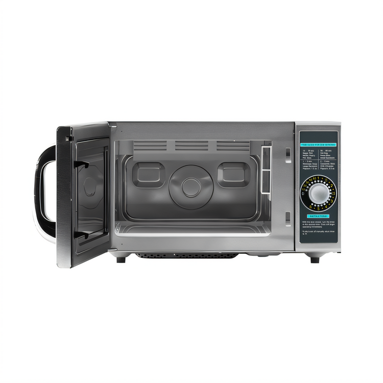 Product image #2 for Sharp R-21LCFS Medium-Duty Countertop Commercial Microwave Oven, 1.0 Cu. Ft., 1000W, Dial Timer