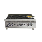 Thumbnail image #2 for Star (Middleby) Ultra-Max 806HA 36-Inch Countertop Gas Hot Plate, 6 Burners, Stainless Steel, Manual Controls