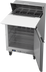 Thumbnail image #2 for Beverage-Air SPE27HC-C 27-Inch One-Section 1-Door Sandwich Prep Table Refrigerator with 17-Inch Cutting Board, 6.76 Cu. Ft.
