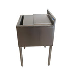 Thumbnail image #2 for BK Resources UB4-21-IBCP30-10 30-Inch Underbar Insulated Ice Bin with 10-Circuit Aluminum Cold Plate, 97 lb Capacity