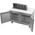 Thumbnail image #2 for Beverage-Air Two-Section Sandwich Prep Table Refrigerated Counter, 48-Inch, 2-Door, 8-Pan Capacity