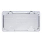 Thumbnail image #2 for CFS Brands StorPlus™ 10279Z07 1/3 Size Clear Polycarbonate Hinged Notched Food Pan Lid Case of 6