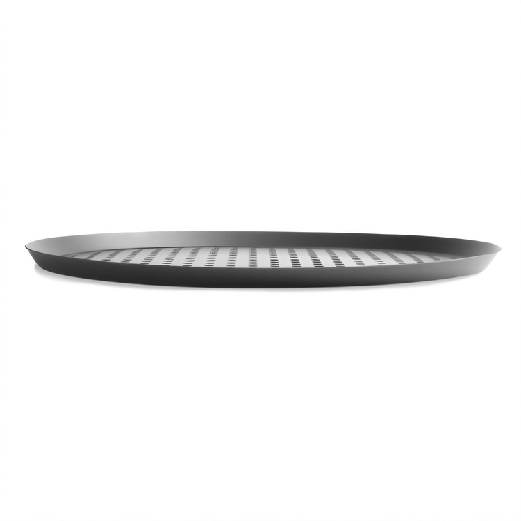 Product image #2 for 18-Inch Round Perforated Press Cut Hard Coat Aluminum Pizza Pan