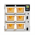 Thumbnail image #2 for Duke ReadyFlex RFHU-32-4 3 High, 2 Wide Hot Holding Cabinet for 4-Inch Deep Pans