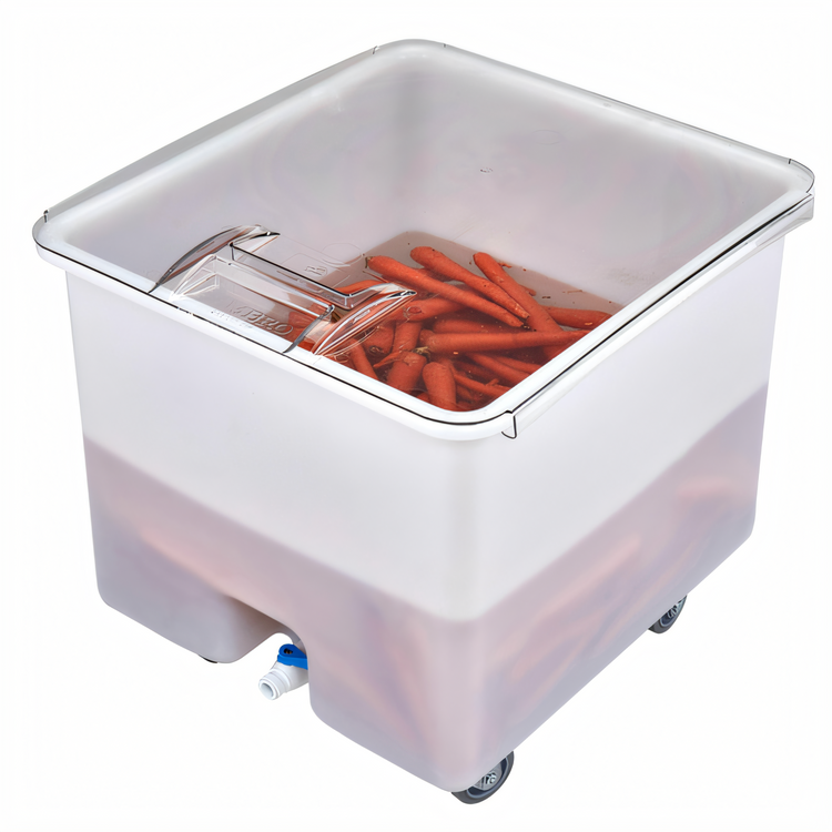 Product image #2 for Cambro Camcrisper® 32 Gallon Mobile Vegetable Crisper with Sliding Lid