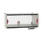 Thumbnail image #2 for Metro Super Erecta® Hot HS2442-EKIT Enclosed Countertop Heated Shelf Kit, 42 x 24 Inches, Clear Doors, Adjustable Thermostat, 120V