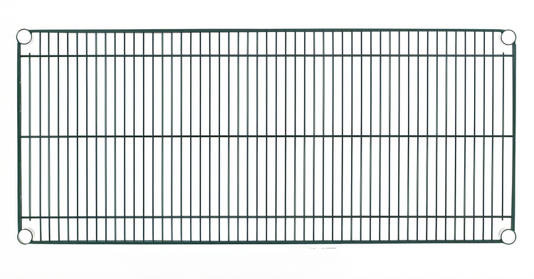 Product image #2 for Olympic 18 x 42 Inch Chromate Wire Shelf with Green-Guard™ Epoxy Finish