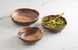 Thumbnail image #1 for 137 oz. Round Melamine Bowl with Acacia Wood Finish