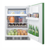 Thumbnail image #2 for Summit Appliance 24-Inch ADA Undercounter Refrigerator-Freezer, 5.1 Cu. Ft., Emerald Green Door