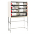 Thumbnail image #2 for Metro2Go Chrome-Plated Freestanding Leg Kit with 3-Sided Frame for Hot Stations