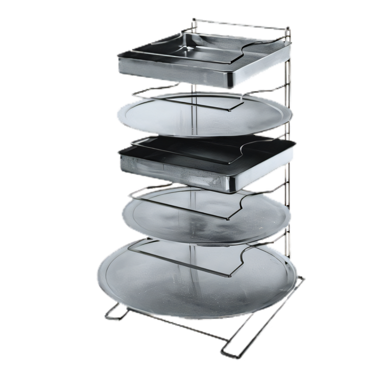 Product image #2 for American Metalcraft Oversized Countertop Pizza Pan Rack, 10 Shelves, Fits 16" to 23" Pans