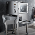 Thumbnail image #2 for BakeryXpress DXP-DD005 Automatic Floor Dough Divider/Rounder Combo with 46 Qt Hopper