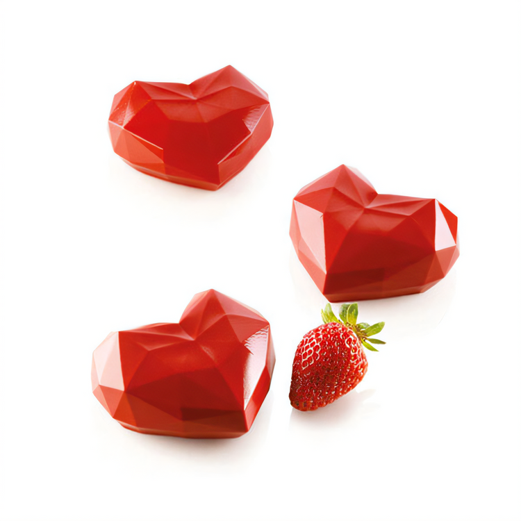 Product image #2 for Louis Tellier US CURVEAMORORIG Silikomart Pastry & Baking Molds Case of 10