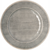 Thumbnail image #2 for Grove 11-Inch Round Wide Rim Melamine Dinner Plate, Smoke Gray