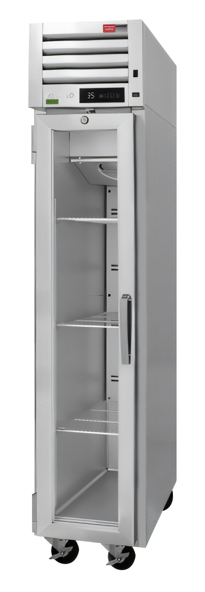 Product image #2 for Turbo Air PRO Series One-Section Reach-In Glass Door Refrigerator, Top Mount, 9.47 Cu. Ft.