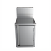 Thumbnail image #2 for BK Resources 21-Inch x 18-Inch Flat Top Underbar Cabinet with Die Wall Base, Stainless Steel