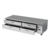 Thumbnail image #2 for Beverage-Air 84-Inch Four-Drawer Chef Base Refrigerator with Stainless Steel Top and Side-Mounted Self-Contained R290 Refrigeration