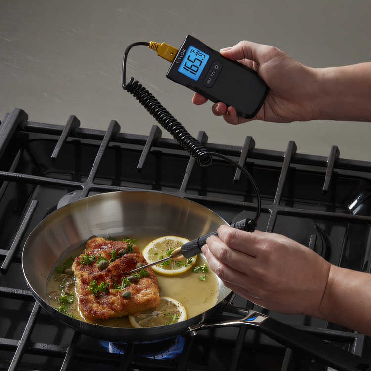 Product image #2 for Taylor Precision Digital Type K Thermocouple Meat Thermometer with 1.5 mm Pivoting Probe