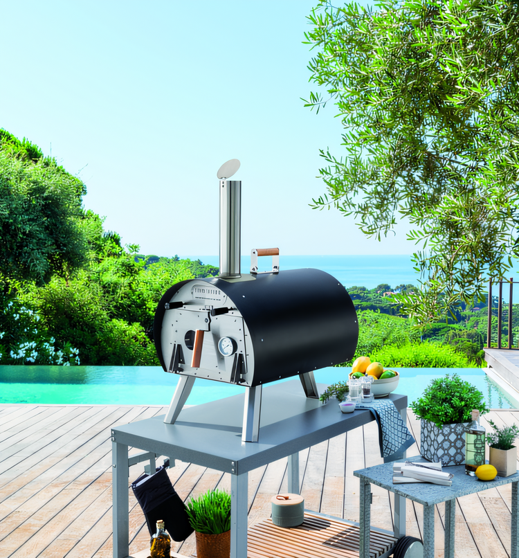 Product image #2 for Outdoor Round Wood-Fired Oven with Ceramic Deck