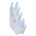Thumbnail image #2 for Countertop 4-Section White Polystyrene Cup, Lid & Straw Organizer