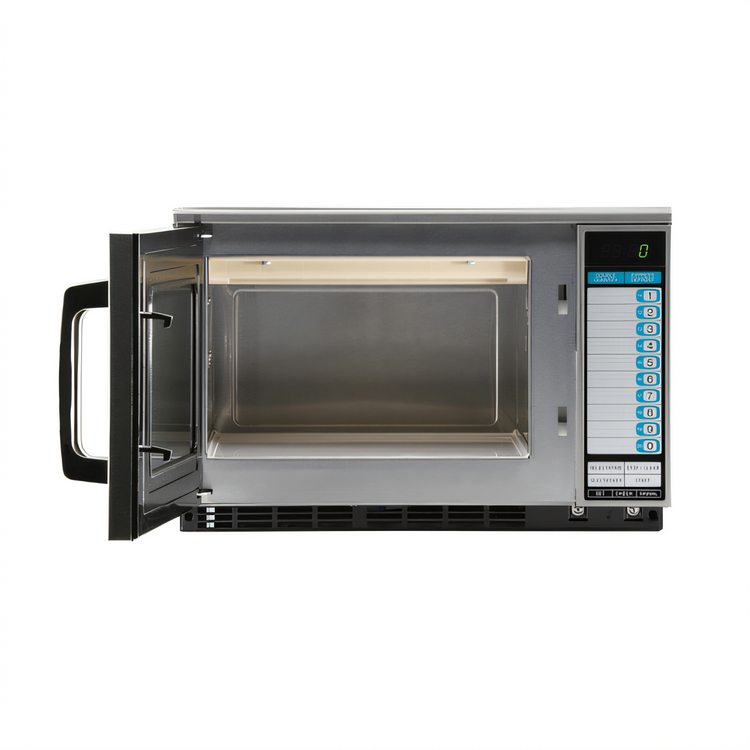 Product image #2 for Sharp Express Defrost Heavy Duty Commercial Microwave Oven, 0.70 Cu. Ft., 1200-Watt, Stainless Steel