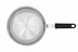 Thumbnail image #2 for Vollrath Tribute 12.688-Inch Induction-Ready 18-8 Stainless Steel Fry Pan