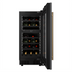 Thumbnail image #2 for KoolMore Dual Zone 2-Section Wine Cooler, Black and Stainless Steel