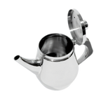 Thumbnail image #2 for Town Equipment Cantonese 24332 30 oz Stainless Steel Teapot with Built-In Strainer and Insulated Bakelite Handle