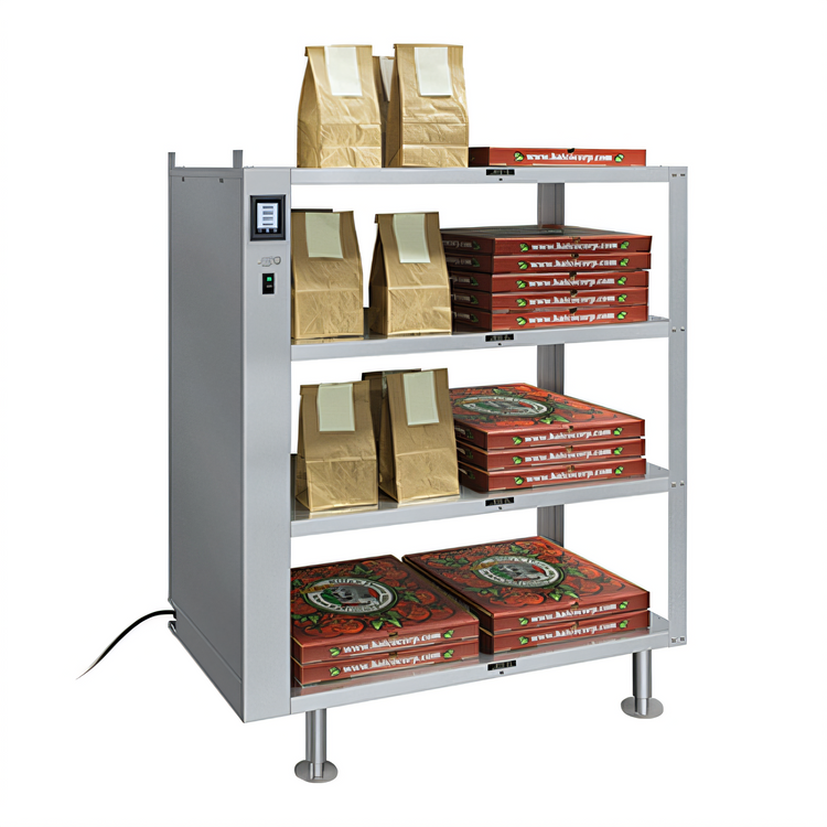Product image #2 for Hatco Glo-Ray 2-Go 4-Tier Heated Holding Shelves, 39-Inch x 20-Inch Shelves