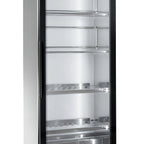 Thumbnail image #2 for Eurodib USA WD5121 Commercial Wine Showcase Cooler, Stainless Steel, Hinged Glass Door, 104 Champagne/162 Standard Bottle Capacity