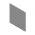 Thumbnail image #2 for John Boos 18 x 24 Inch 16 Gauge Stainless Steel Sink Cover