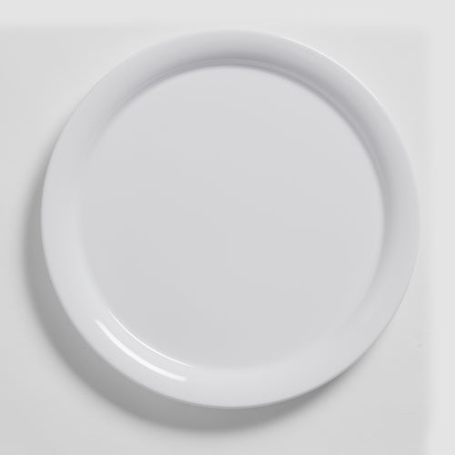 Product image #2 for American Metalcraft Jane 9-Inch Round Narrow Rim Melamine Plate, White