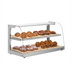 Thumbnail image #2 for KoolMore 40-Inch Countertop Dry Bakery Display Case with Curved Glass, 2 Shelves, and LED Lighting