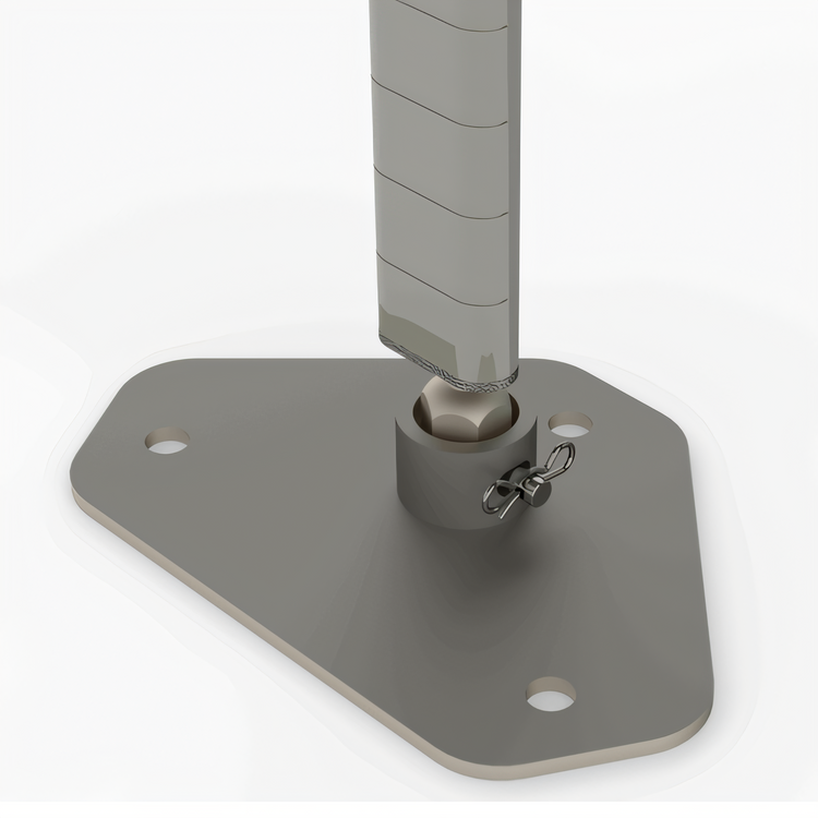 Product image #2 for Metro SAMQ63PE MetroMax Platform (Shared Accessories) Equipment Stands & Utility Carts