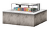 Thumbnail image #2 for Turbo Air Drop-In Low Profile Horizontal Open Refrigerated Display Case, 6.3 Cu. Ft., Deck Only