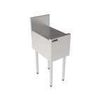 Thumbnail image #2 for Perlick Corporation Top Shelf TS12DB 12-Inch Freestanding Stainless Steel Underbar Drainboard with Pitched Top and 6-Inch Backsplash