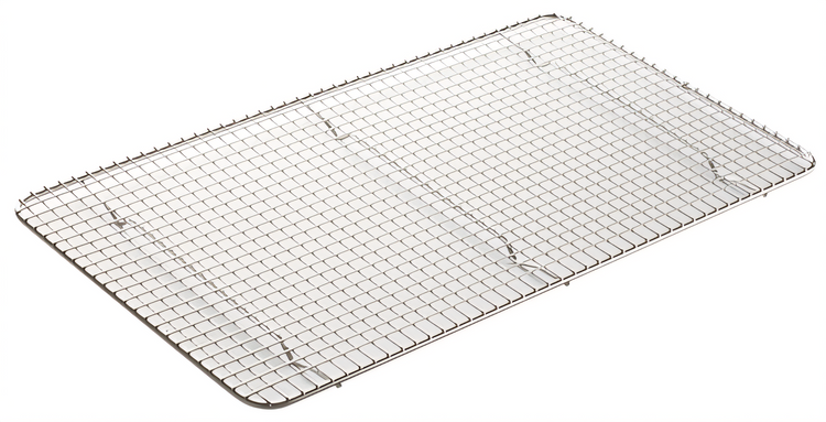 Product image #2 for Winco Full-Size Stainless Steel Wire Steam Pan Grate / Cooling Rack, 10 x 18 Inch