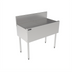 Thumbnail image #2 for Perlick Top Shelf 36-Inch Freestanding Underbar Stainless Steel Drainboard with 6-Inch Backsplash